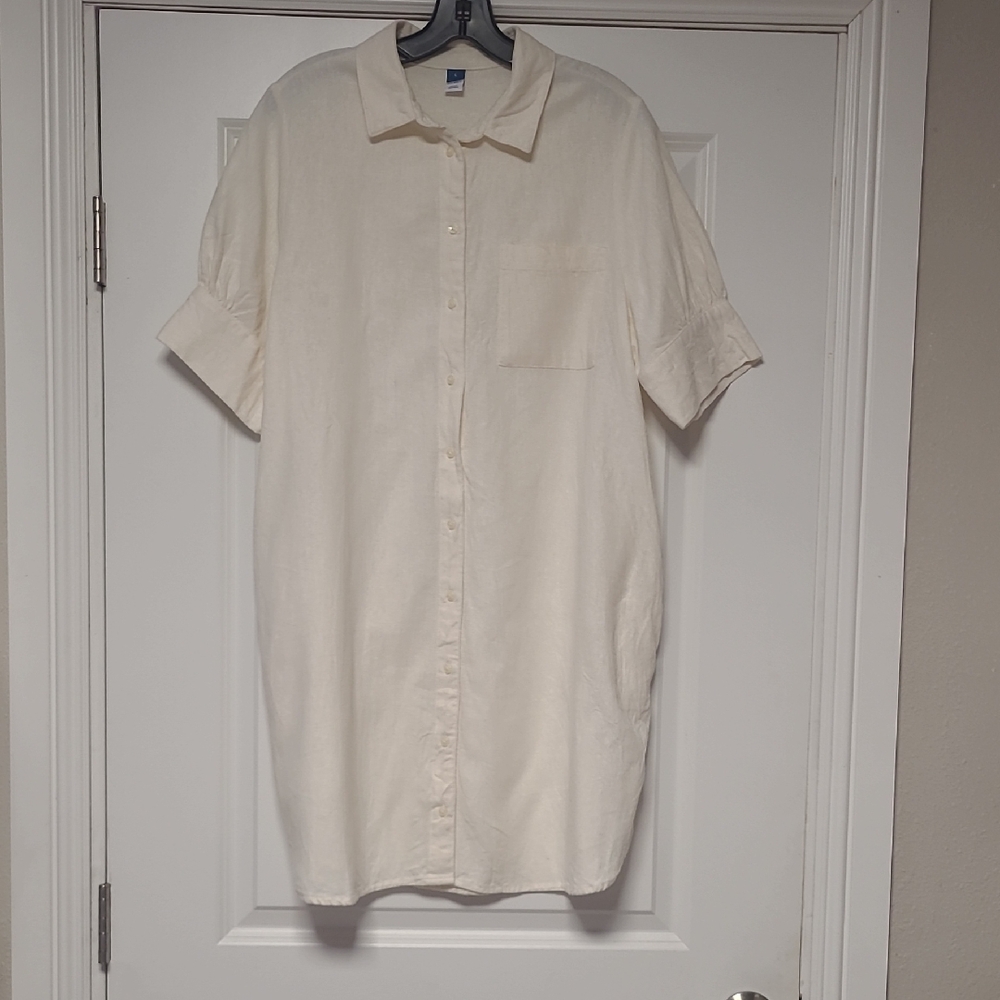 Old Navy Cream Mini Dress